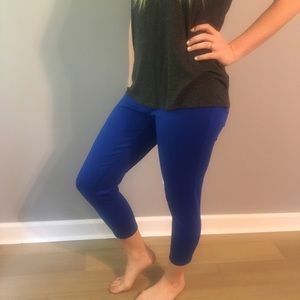 Blue capris